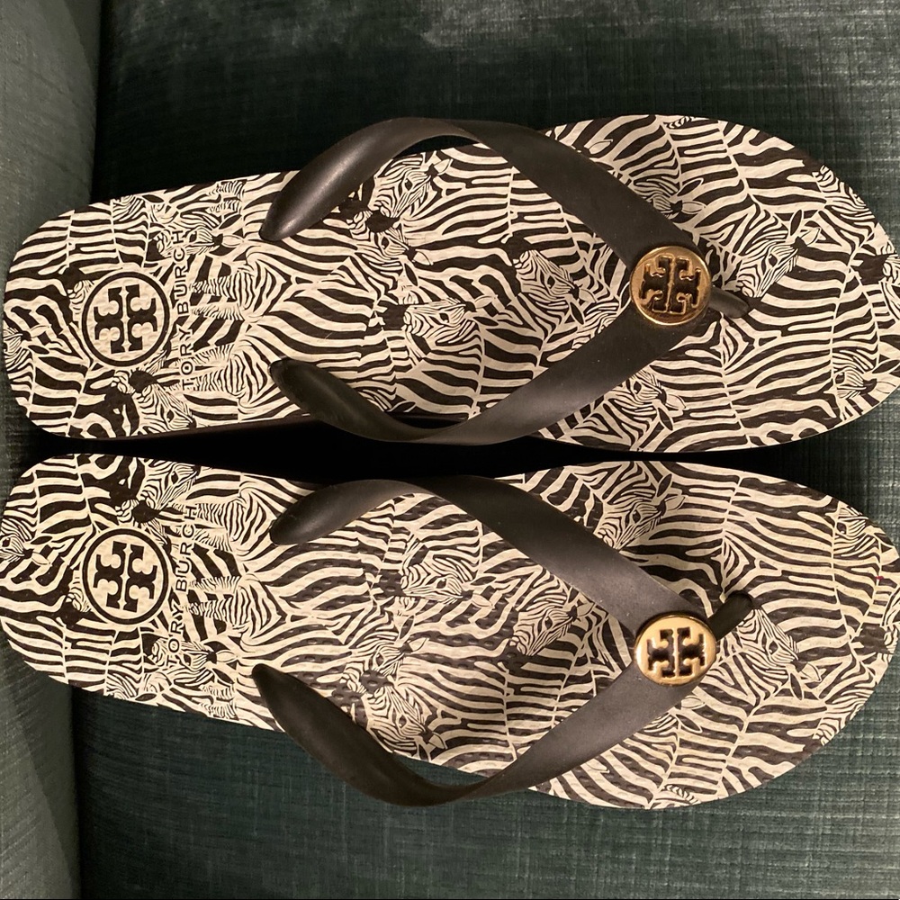 Tory Burch platform flip flops